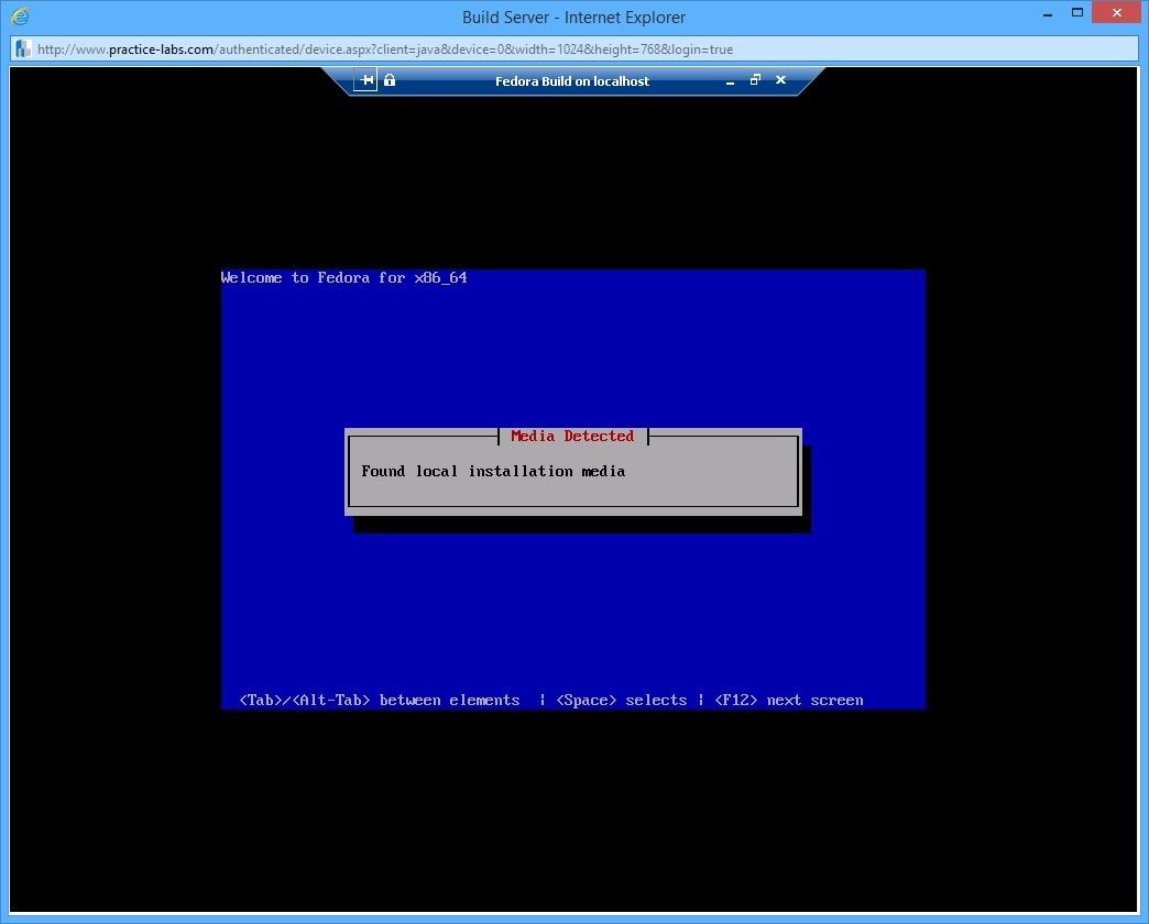 Practice Labs screenshot.